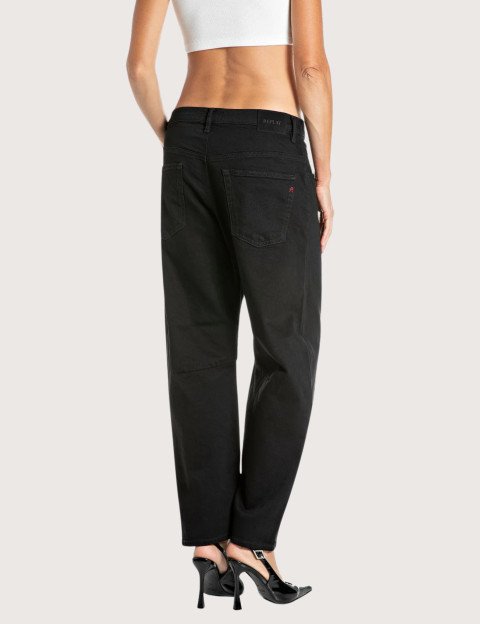 REPLAY Jean Femme Coupe Barrel Janie Noir C098 - 4