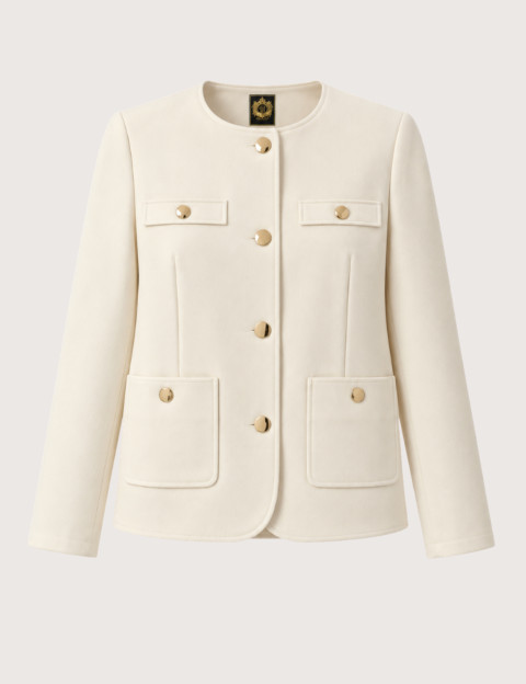 HBT TAYLOR CHIC 3W | DREW Veste Courte Femme Ecru