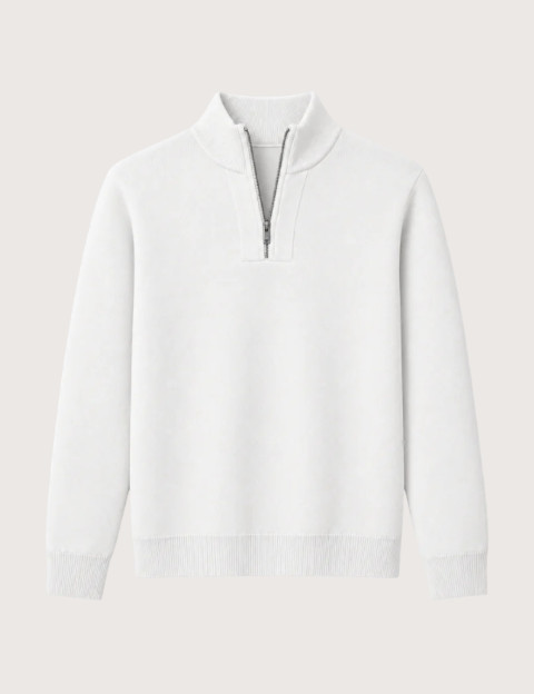HBT BASICS KNITWEAR | DIEGO Pull Uni Homme Ecru