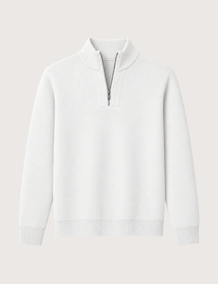 HBT BASICS KNITWEAR | DIEGO Pull Uni Homme Ecru