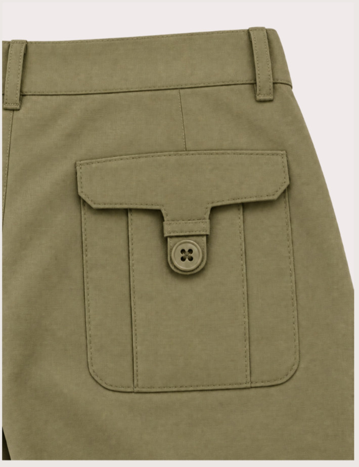 HBT TAYLOR CHIC 3W | FINN Pantalon Femme Kaki - 5