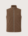 HBT HERITAGE VELOURS FINE COTE | LUKE Doudoune Sans Manches Homme Marron