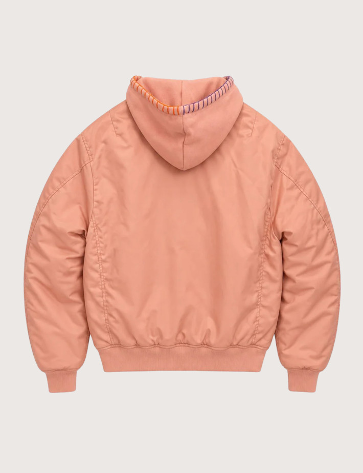 Eleven Paris Bomber Mixte à Capuche Cordons Colorés Tova Rose - 2