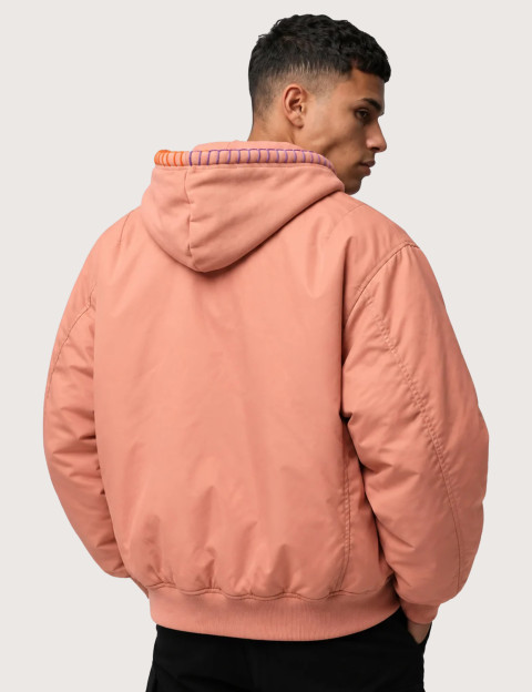 Eleven Paris Bomber Mixte à Capuche Cordons Colorés Tova Rose - 4