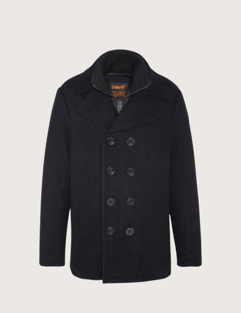 SCHOTT Manteau Homme Cyclone2 Col Amovible Noir - 3