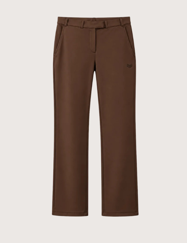 HBT BASICS WARM TECH | JASON Pantalon Femme Marron