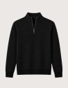HBT BASICS KNITWEAR | DIEGO Pull Uni Homme Noir