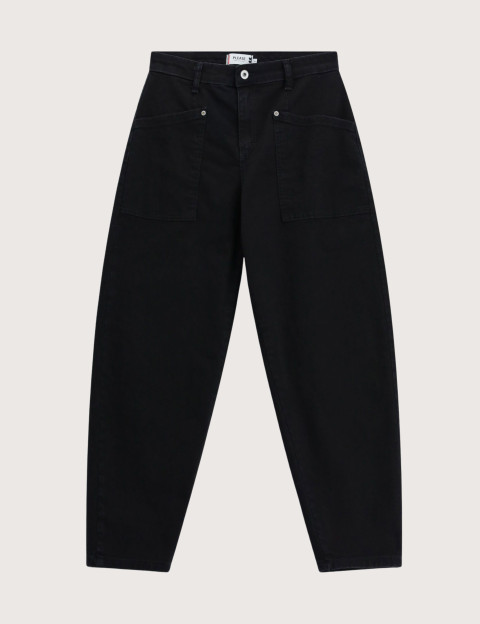 PLEASE Jean Femme Grandes Poches Noir