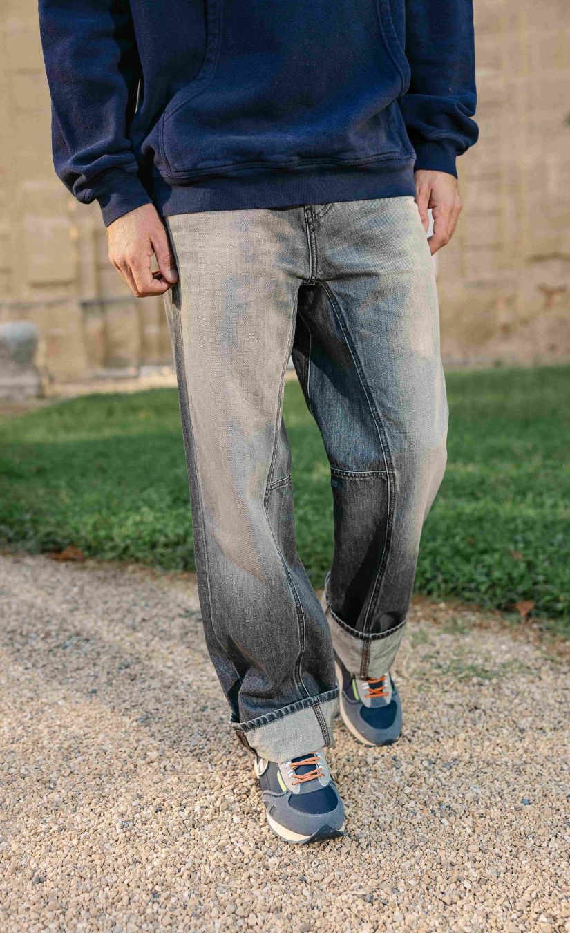 Look d'automne bleu