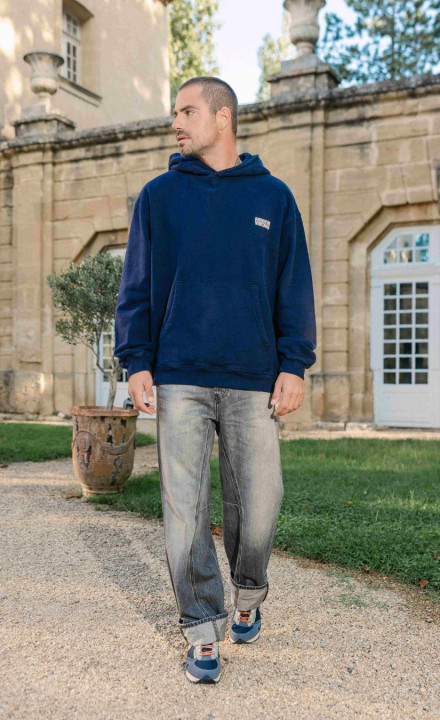 Look d'automne bleu