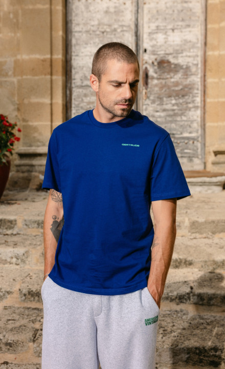 Total Look Bleu Graphique